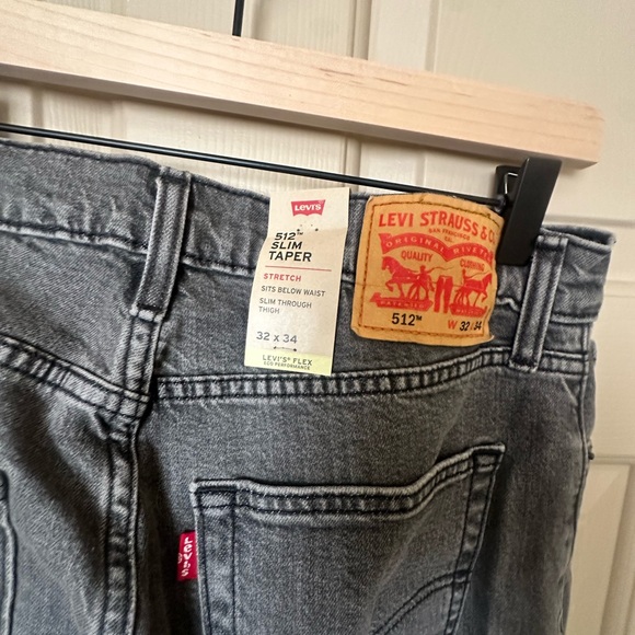 Levi's Men's Slim Jeans in Gray - Picture 4 of 4